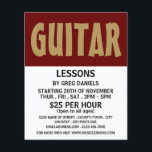 Prospectus 11,4 Cm X 14,2 Cm Gras moderne, leçons de guitare publicité<br><div class="desc">Gras Moderne,  Cours De Guitare Publicité Flyers Par Le Magasin Carte de visite.</div>
