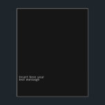 Prospectus 11,4 Cm X 14,2 Cm Gras moderne minima dans le logo budgétaire et le<br><div class="desc">Moderne Total noir Bold Minimal dans Budget Noir et Blanc Sharp Logo et Flyer texte, utile comme prospectus promotionnel, invitations peu coûteuses, cartes de félicitations, communications d'entreprise pour les clients, le personnel et les employés et plus encore. Un look professionnel et clair, n'importe quelle couleur, n'importe quelle police, disponible dans...</div>