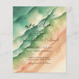 Prospectus 11,4 Cm X 14,2 Cm Green Ocean Beach Party été