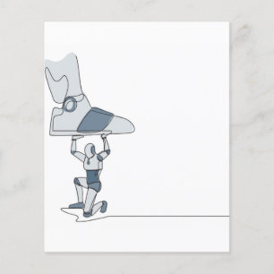 Prospectus 11,4 Cm X 14,2 Cm Grosse machine de broyage de chaussures