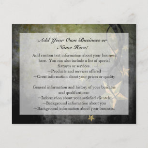 Prospectus 11,4 Cm X 14,2 Cm Grunge Stars Design Vintage