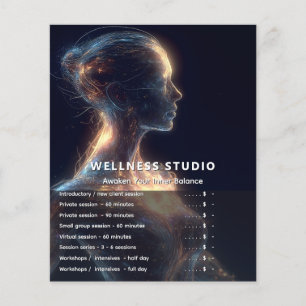 Prospectus 11,4 Cm X 14,2 Cm Guérison énergétique par impulsion céleste