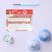 Prospectus 11,4 Cm X 14,2 Cm Guide de détection des baloneines (Simple)