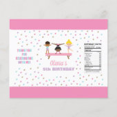 Prospectus 11,4 Cm X 14,2 Cm Gymnastique sac à puce d'anniversaire (Devant)