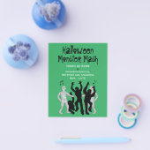 Prospectus 11,4 Cm X 14,2 Cm Halloween Monster Mash Dance Party (Simple)