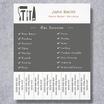 Prospectus 11,4 Cm X 14,2 Cm Handyman & Home Réparation Tear Off Strips Circula<br><div class="desc">Un dépliant avec des bandes de couleur brune et grise avec une illustration comprenant le marteau,  tournevis,  rouleau de peinture,  scie à main,  clé. Entièrement personnalisable,  il peut être adapté à toutes sortes d'activités de réparation comme le bricoleur,  les services de réparation de maison,  la plomberie,  etc.</div>