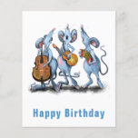 Prospectus 11,4 Cm X 14,2 Cm Happy Mouse Music Band Fun Birthday Flyer<br><div class="desc">Funny Romantic Mouse Band - Cartoon Animal Drawing Mouses Love Music - Choose / Add Your Unique Text / Color - Make Your Cpecial Gift - Resize and move or remove and add elements / text with customization tool ! - Drawing and Design by MIGNED. You can also transfer my...</div>