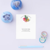 Prospectus 11,4 Cm X 14,2 Cm Hawaiian Theme Week-end Mariage Événements (Simple)