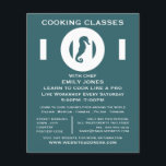 Prospectus 11,4 Cm X 14,2 Cm Hippocampe, Fruits de mer, Cuisines Classes Public<br><div class="desc">Cheval De Mer,  Fruits De Mer,  Cours De Cuisine Annonçant Des Flyers Par Le Magasin Carte de visite.</div>