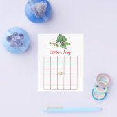 Prospectus 11,4 Cm X 14,2 Cm Holly Wreath Christmas Bingo Card (Simple)