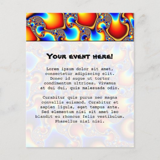 Prospectus 11,4 Cm X 14,2 Cm Hypn0sis - Art fractal (Devant)