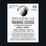 Prospectus 11,4 Cm X 14,2 Cm Icône de basket-ball, cours de basket-ball<br><div class="desc">Icône De Basket-Ball,  Cours De Formation De Basket-Ball Flyers Publicitaires Par Le Magasin Carte de visite.</div>