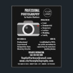 Prospectus 11,4 Cm X 14,2 Cm Icône de caméra, photographe, location de photogra<br><div class="desc">Icône De Caméra,  Photographe,  Photographie Location De Flyers Publicitaires Par Le Magasin Carte de visite.</div>