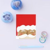 Prospectus 11,4 Cm X 14,2 Cm Illustration du Père Noël (Simple)