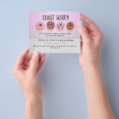 Prospectus 11,4 Cm X 14,2 Cm immobilier donut aiguilles Faire-part (main)