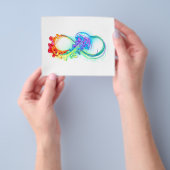 Prospectus 11,4 Cm X 14,2 Cm Infinity avec Rainbow Jellyfish (main)