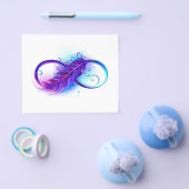Prospectus 11,4 Cm X 14,2 Cm Infinity with purple feather (Simple)