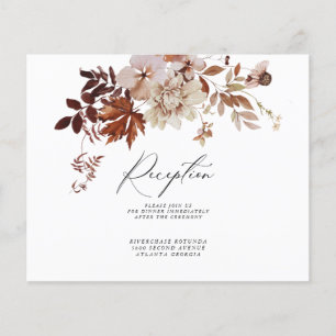 Prospectus 11,4 Cm X 14,2 Cm Infos Réception Automne Flyer budgétaire