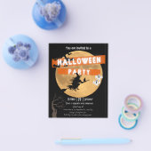 Prospectus 11,4 Cm X 14,2 Cm Invitation à la fête d'Halloween Budget (Simple)