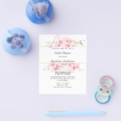 Prospectus 11,4 Cm X 14,2 Cm Invitation Budget Bridal Shower. (Simple)