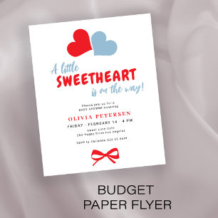 Prospectus 11,4 Cm X 14,2 Cm Invitation pour une baby shower garçon sur le thèm