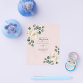 Prospectus 11,4 Cm X 14,2 Cm INVITATIONS BUDGÉTAIRES - TOUT ÉVÉNEMENT - Roses b (Simple)