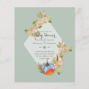 Prospectus 11,4 Cm X 14,2 Cm Invitations de douche pour bébé à bas budget - CIT