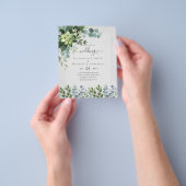 PROSPECTUS 11,4 CM X 14,2 CM INVITATIONS DE MARIAGE BUDGÉTAIRE DATES D'ÉPARGNE (main)