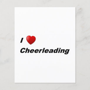 Prospectus 11,4 Cm X 14,2 Cm J'Aime Cheerleader