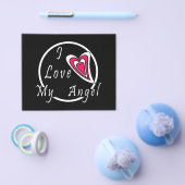 Prospectus 11,4 Cm X 14,2 Cm J'aime mon Ange (Simple)