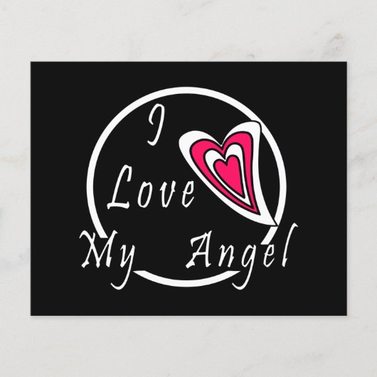 Prospectus 11,4 Cm X 14,2 Cm J'aime mon Ange (Devant)