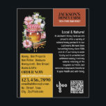 Prospectus 11,4 Cm X 14,2 Cm Jar de miel - Beeyard, Honey Farm Publicité<br><div class="desc">Jar De Miel - Beeyard,  Fruits De Publicité De Ferme De Miel Par Le Magasin Carte de visite.</div>