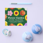 Prospectus 11,4 Cm X 14,2 Cm Jardin aux fleurs - Vert foncé 02481c (Simple)