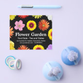 Prospectus 11,4 Cm X 14,2 Cm Jardin de fleurs - Noir (Simple)