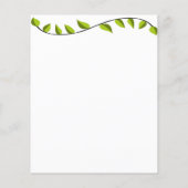 Prospectus 11,4 Cm X 14,2 Cm Jardin Feuille Vert (Dos)