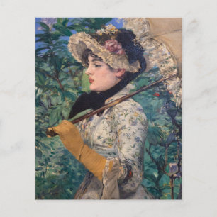 Prospectus 11,4 Cm X 14,2 Cm Jeanne (Printemps) Par Édouard Manet
