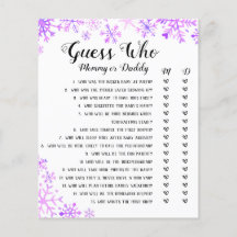 Jeu de devinette pour bébé - Baby It's Cold Outsid