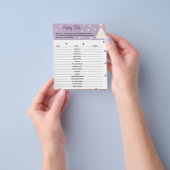 PROSPECTUS 11,4 CM X 14,2 CM JEUX DE BABOWER DE MARIÉE (main)