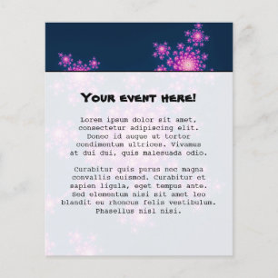 Prospectus 11,4 Cm X 14,2 Cm Joyeux Nouvel An Fractal