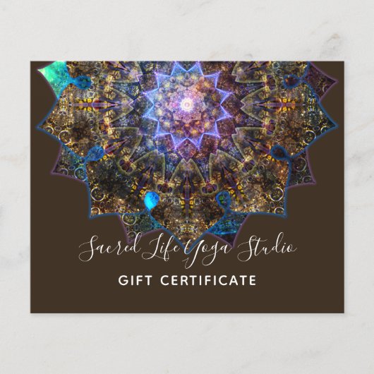 Prospectus 11,4 Cm X 14,2 Cm La déesse de la Terre Mandala (Devant)