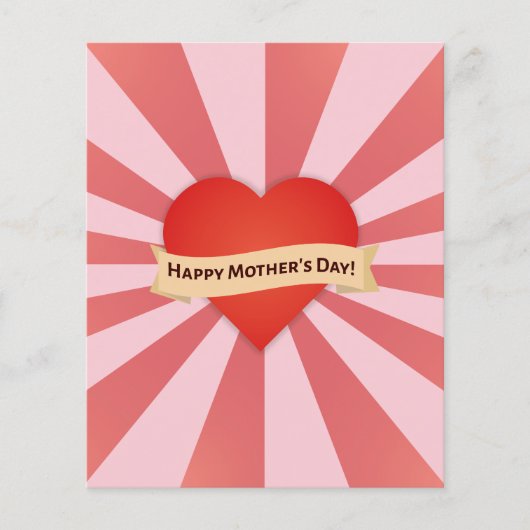 Prospectus 11,4 Cm X 14,2 Cm La Fête des Mères Art I (Devant)