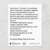 Prospectus 11,4 Cm X 14,2 Cm La pièce (Dos)