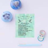 Prospectus 11,4 Cm X 14,2 Cm La prière du Seigneur (Simple)