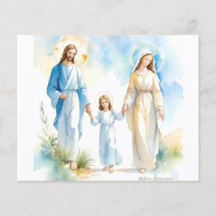 Prospectus 11,4 Cm X 14,2 Cm La Sainte Famille