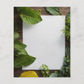 Prospectus 11,4 Cm X 14,2 Cm "La sérénité de la nature" (Dos)