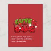 Prospectus 11,4 Cm X 14,2 Cm Ladybug Black Princess Fairy Tale Anniversaire (Dos)