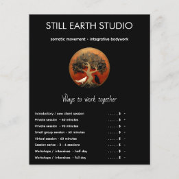 Prospectus 11,4 Cm X 14,2 Cm L'Arbre entre les Mondes | Arbre de Vie R&B