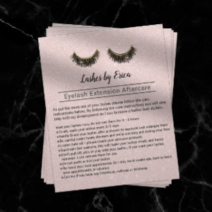 Prospectus 11,4 Cm X 14,2 Cm Lashes Extensions Eyelash Extensions