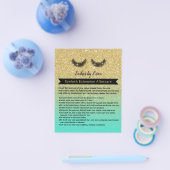 Prospectus 11,4 Cm X 14,2 Cm Lashes Extensions Eyelash Extensions (Simple)