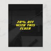 Prospectus 11,4 Cm X 14,2 Cm Lavage de voiture noir foncé (Dos)